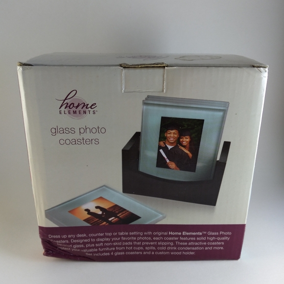Glass photo coasters, Home Elements - Picture 2 of 16